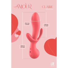 Load image into Gallery viewer, Amour Triple Pleasure Vibe Claire
