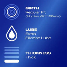 Load image into Gallery viewer, Durex Extra Safe Regular Fit Condoms 3 Pack
