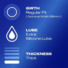Load image into Gallery viewer, Durex Extra Safe Regular Fit Condoms 3 Pack