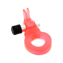 Load image into Gallery viewer, Jelly Rabbit Vibrating Cock Ring
