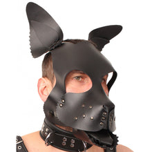 Load image into Gallery viewer, Red Leather Puppy Dog Mask