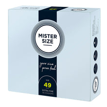 Load image into Gallery viewer, Mister Size 49mm Your Size Pure Feel Condoms 36 Pack