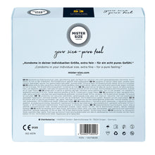 Load image into Gallery viewer, Mister Size 53mm Your Size Pure Feel Condoms 36 Pack