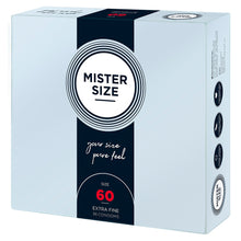 Load image into Gallery viewer, Mister Size 60mm Your Size Pure Feel Condoms 36 Pack
