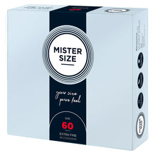 Load image into Gallery viewer, Mister Size 60mm Your Size Pure Feel Condoms 36 Pack