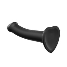 Load image into Gallery viewer, Strap On Me Silicone Dual Density Bendable Dildo Medium Black