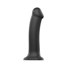 Load image into Gallery viewer, Strap On Me Silicone Dual Density Bendable Dildo XLarge Black