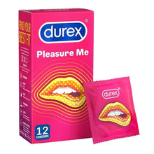 Load image into Gallery viewer, Durex Pleasure Me Ribbed And Dotted Condoms 12 Pack

