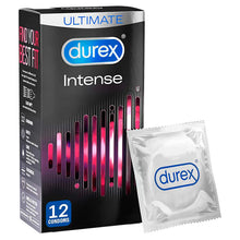 Load image into Gallery viewer, Durex Intense Ribbed And Dotted Condoms 12 Pack