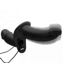 Load image into Gallery viewer, Power Pegger Silicone Vibrating Double Dildo With Harness