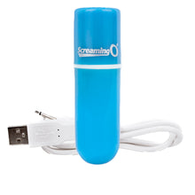 Load image into Gallery viewer, Screaming O Charged Vooom Rechargeable Bullet Blue