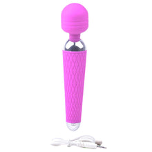 Load image into Gallery viewer, 10 Speed Purple Rechargeable Magic Wand