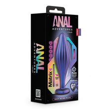 Load image into Gallery viewer, Anal Adventures Matrix Wavy Bling Butt Plug
