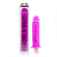 Load image into Gallery viewer, Clone A Willy Neon Purple Silicone Vibrator
