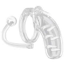Load image into Gallery viewer, Man Cage 11  Male 4.5 Inch Clear Chastity Cage With Anal Plug
