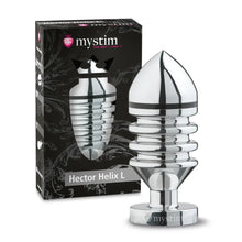 Load image into Gallery viewer, MyStim Hector Helix Large Aluminium Butt Plug