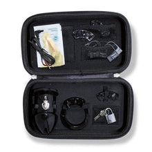 Load image into Gallery viewer, MyStim Pubic Enemy No 1 Black Edition EStim Cock Cage