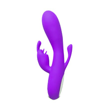 Load image into Gallery viewer, Double Bunny 12 speed Silicone Vibe Purple