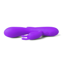 Load image into Gallery viewer, Double Bunny 12 speed Silicone Vibe Purple