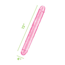 Load image into Gallery viewer, Me You Us Ultra Double Dildo 12 Inches Pink