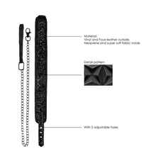 Load image into Gallery viewer, Ouch Luxury Collar With Leash