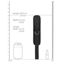 Load image into Gallery viewer, Ouch Velvet And Velcro Wrist Cuffs