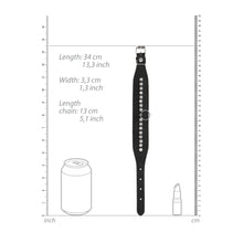 Load image into Gallery viewer, Ouch Diamond Studded Ankle Cuffs