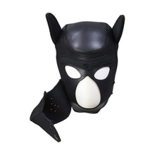 Load image into Gallery viewer, Neoprene Puppy Mask Puppy Play