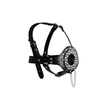 Load image into Gallery viewer, Open Mouth Gag Head Harness with Plug Stopper