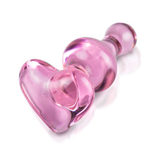 Load image into Gallery viewer, Icicles No.75 Pink Heart Glass Butt Plug
