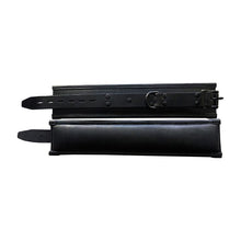 Load image into Gallery viewer, Rouge Padded Leather Ankle Cuffs Black