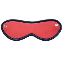 Load image into Gallery viewer, Red Leather Blindfold by Rouge Garments
