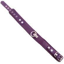 Load image into Gallery viewer, Rouge Garments Plain Purple Leather Collar

