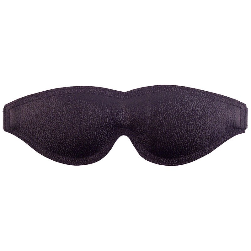 Large Black Padded Blindfold by Rouge Garments