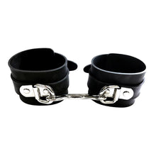 Load image into Gallery viewer, Rouge Garments Black Rubber Wrist Cuffs
