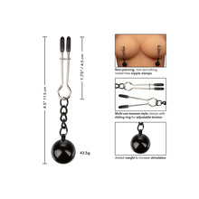 Load image into Gallery viewer, Nipple Grips Weighted Tweezer Nipple Clamps
