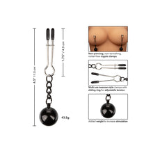 Load image into Gallery viewer, Nipple Grips Weighted Tweezer Nipple Clamps