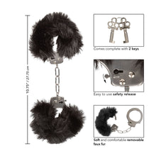Load image into Gallery viewer, Ultra Fluffy Furry Cuffs Black
