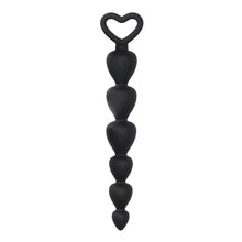 Load image into Gallery viewer, Black Silicone Anal Beads