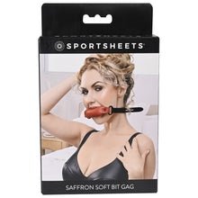 Load image into Gallery viewer, Sportsheets Saffron Soft Bit Gag
