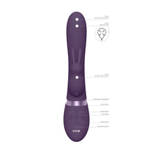 Load image into Gallery viewer, Vive Taka Triple Action Automatic Inflatable Vibrator Purple
