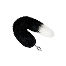 Load image into Gallery viewer, Furry Tales Black Foxtail Butt Plug
