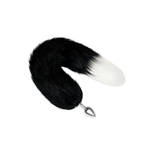 Load image into Gallery viewer, Furry Tales Black Foxtail Butt Plug