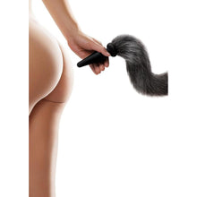 Load image into Gallery viewer, Furry Tales Grey Foxtail Butt Plug