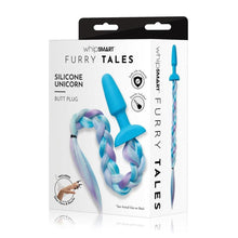 Load image into Gallery viewer, Furry Tales Silicone Unicorn Tail Butt Plug
