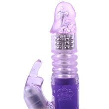 Load image into Gallery viewer, Rabbit Vibrator With Thrusting Motion Purple
