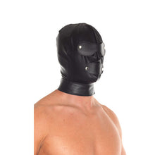 Load image into Gallery viewer, Leather Full Face Mask With Detachable Blinkers
