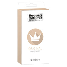Load image into Gallery viewer, Secura Kondome Original Transparent x12 Condoms
