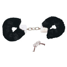Load image into Gallery viewer, Bad Kitty Black Plush Handcuffs
