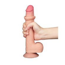 Load image into Gallery viewer, Lovetoy Sliding Easy Bend Skin Dildo 9 Inch
